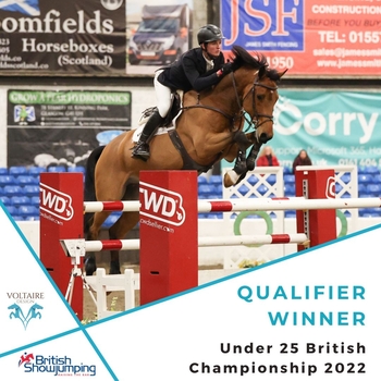 Robert Murphy takes the final Voltaire Design U25 Championship Qualifier at Morris Equestrian Centre